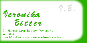 veronika bitter business card